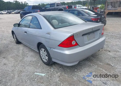 2005 Honda Civic Vp from USA, damaged, VIN 1HGEM22135L080266